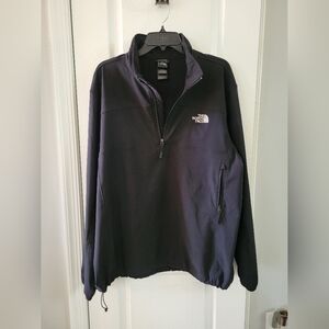 The North Face Nimble 1/4 Zip Softshell Pullover Jacket Black Size XL